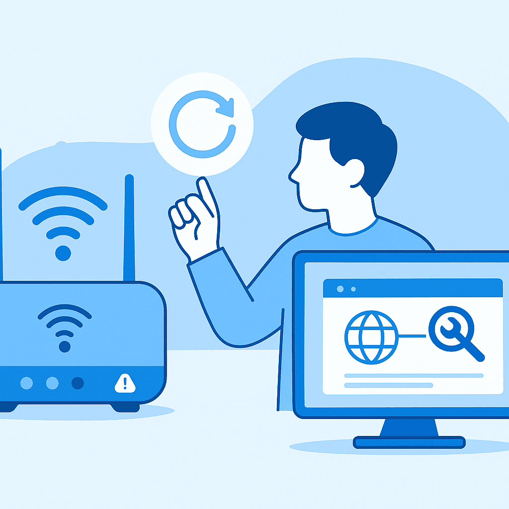 Illustration for: How do I fix Wi-Fi connected but no internet on Windows 11?